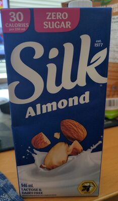 Silk Zero sugar Almond