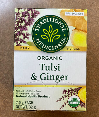 Organic Tulsi & Ginger Tea