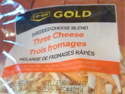 3 cheese shredded
