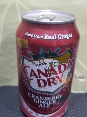 Soda Gingembre aux canneberges