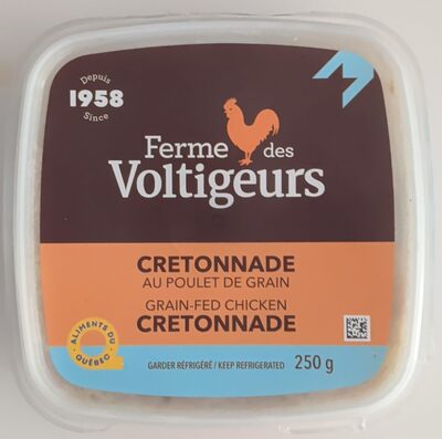 Cretonnade au poulet de grain