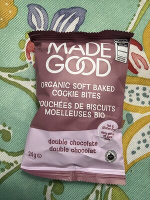 Baked Mini Cookies Double Chocolate