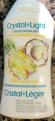 Preparation pour boisson liquide alohananas coco